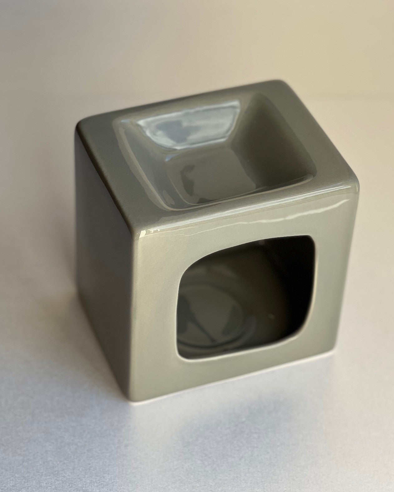 WAX MELT WARMER - GREY SQAURE
