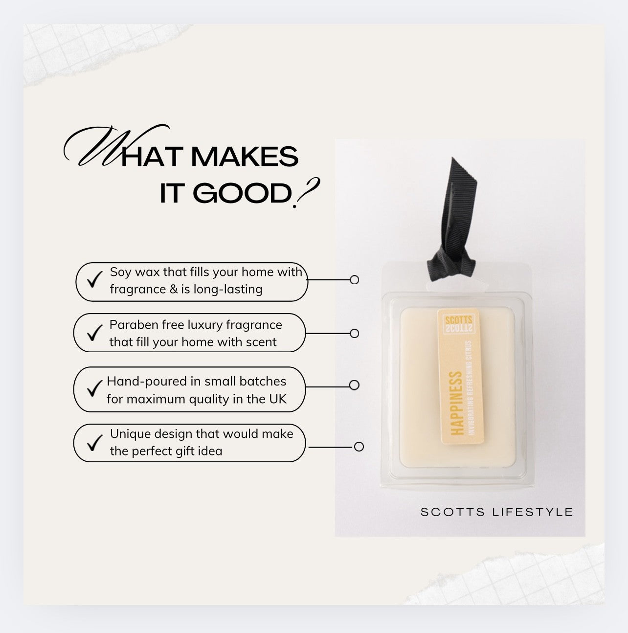 HAPPINESS SOY WAX MELT