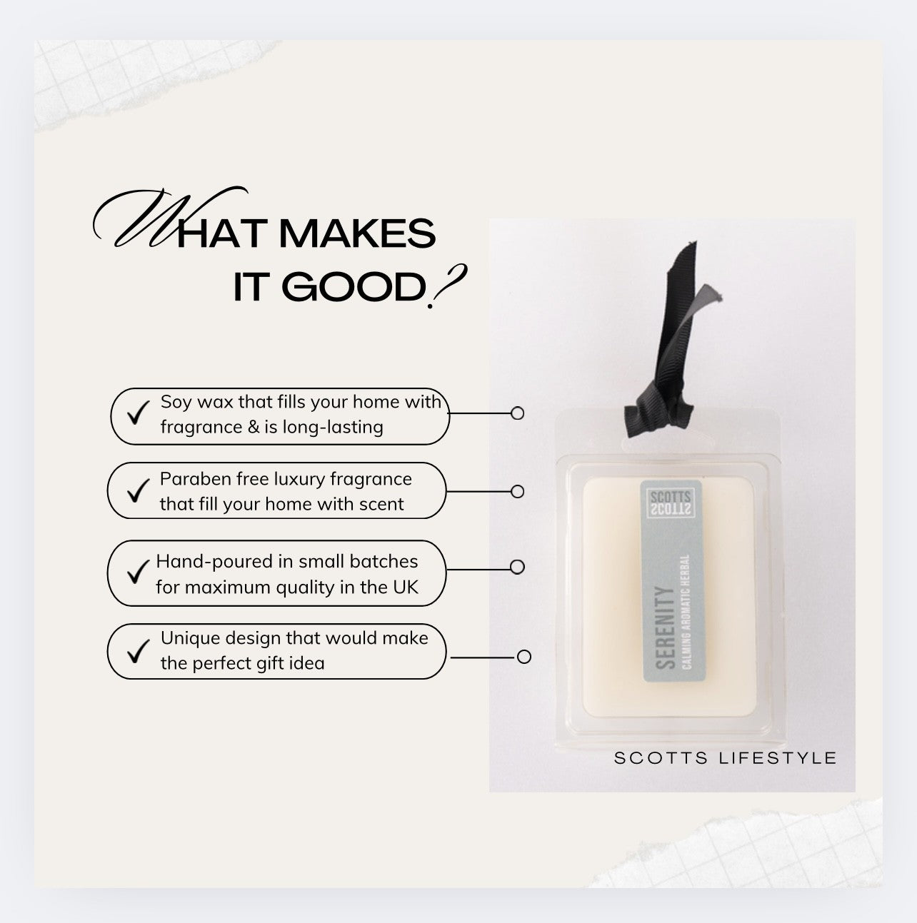 SERENITY SOY WAX MELT