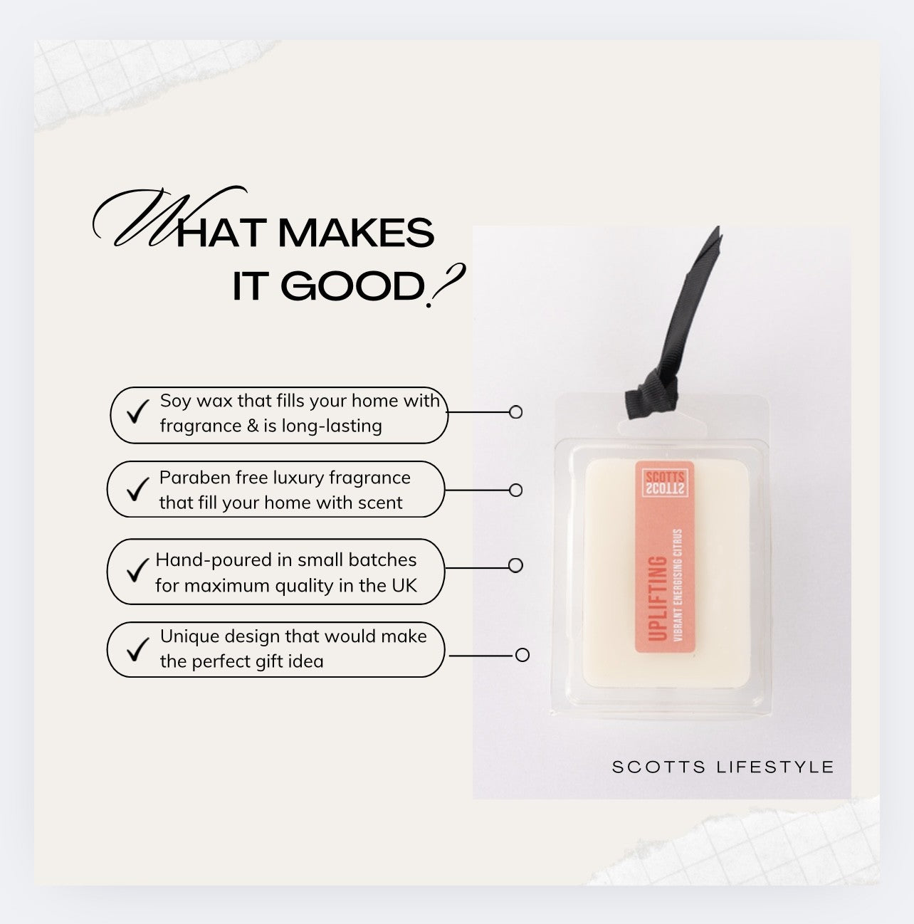 UPLIFTING SOY WAX MELT