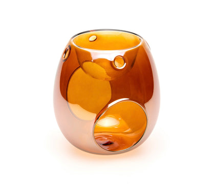 WAX MELT WARMER - AMBER GLASS