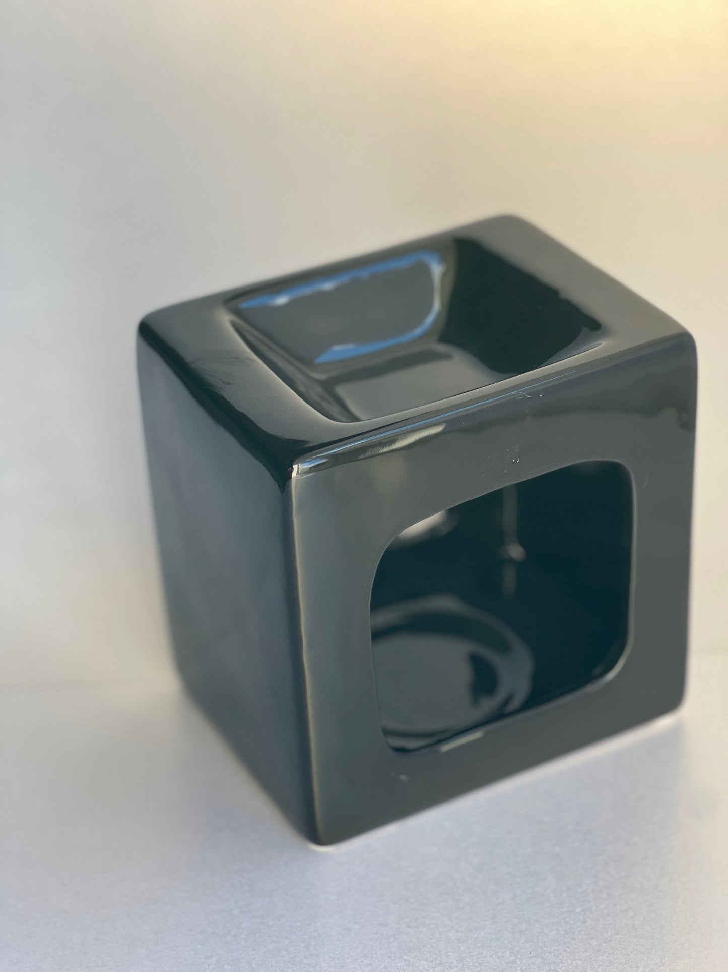 WAX MELT WARMER - BLACK SQUARE