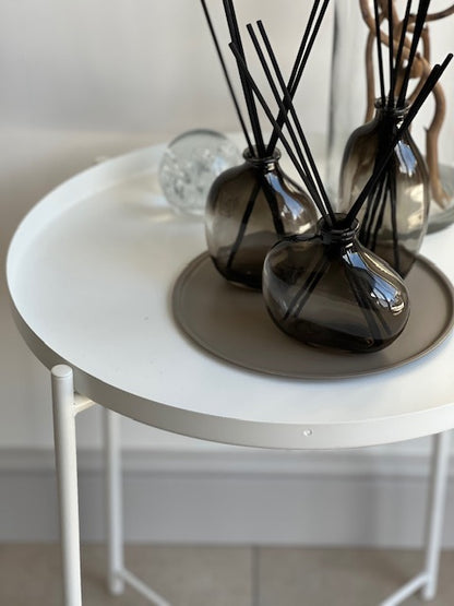REFILLABLE GLASS REED DIFFUSER VASE (Round silhouette)